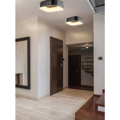 Rafael LED Flush Mount Ceiling Fixture - Black