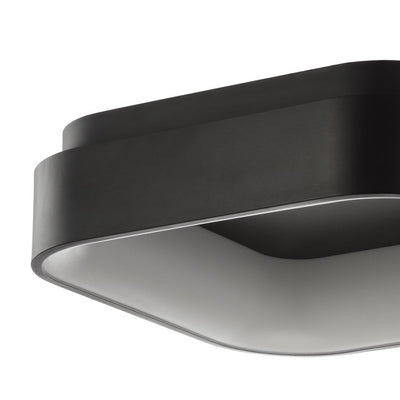 Rafael LED Flush Mount Ceiling Fixture - Black