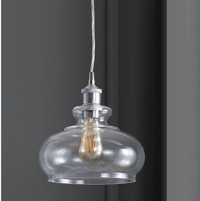 Wyatt Single-Light Pendant - Chrome