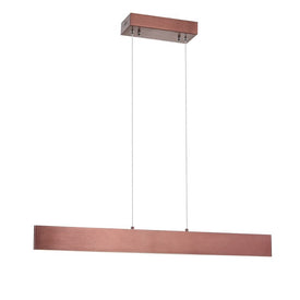 Draper 32" LED Linear Pendant - Anodized Bronze