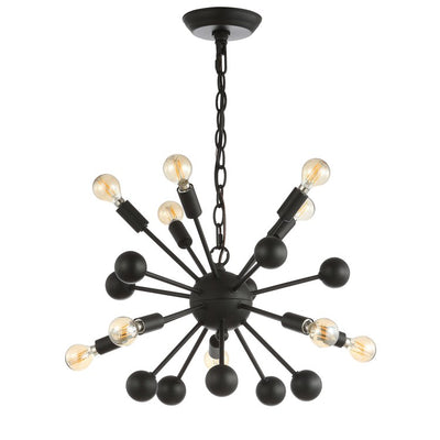 Orbit Ten-Light Pendant - Black