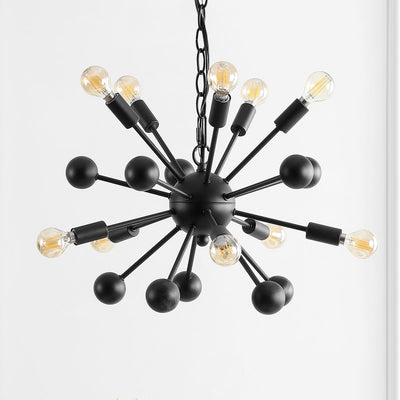Orbit Ten-Light Pendant - Black