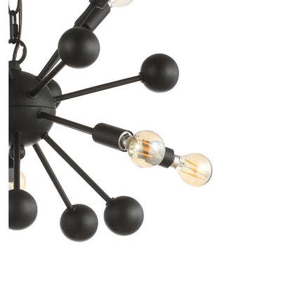 Orbit Ten-Light Pendant - Black