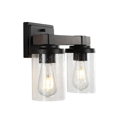 Bungalow Two-Light LED Bathroom Vanity Fixture - Oil Rubbed Bronze