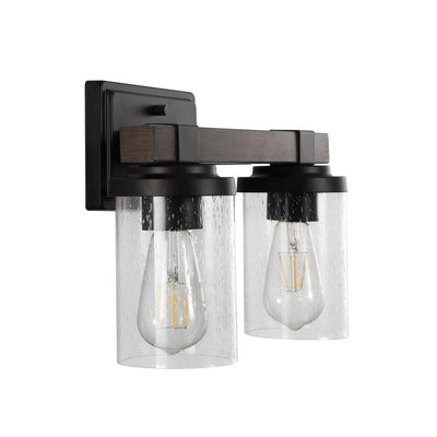 Bungalow Two-Light LED Bathroom Vanity Fixture - Oil Rubbed Bronze