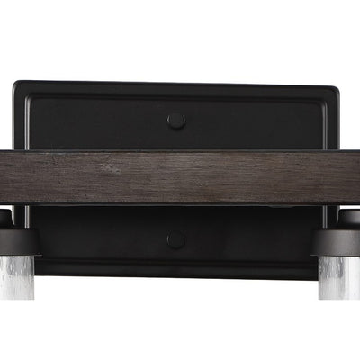 Bungalow Two-Light LED Bathroom Vanity Fixture - Oil Rubbed Bronze