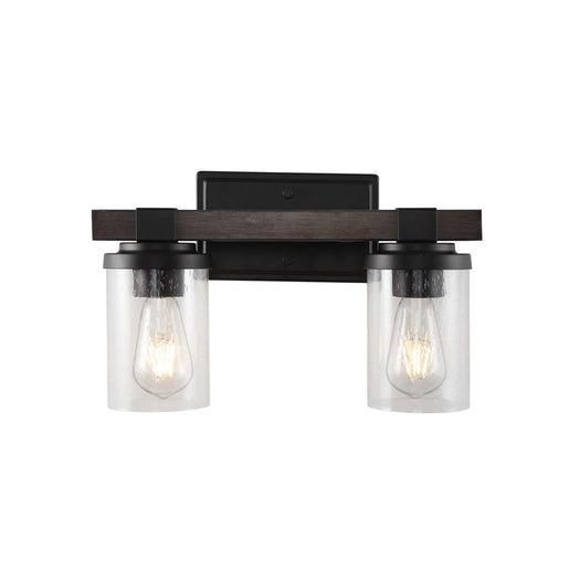 Bungalow Two-Light LED Bathroom Vanity Fixture - Oil Rubbed Bronze