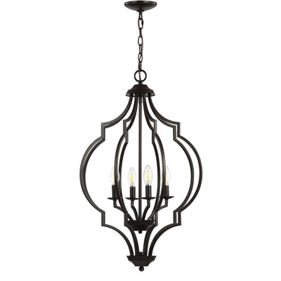 Selema Four-Light Pendant - Oil Rubbed Bronze