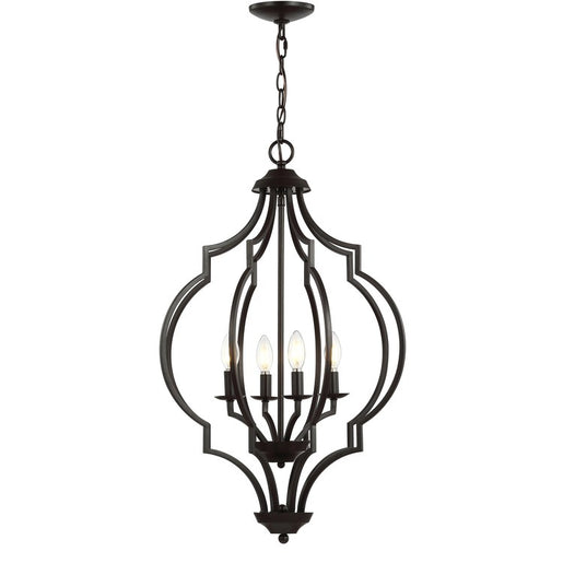 Selema Four-Light Pendant - Oil Rubbed Bronze