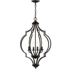 Selema Four-Light Pendant - Oil Rubbed Bronze