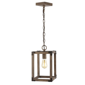 Magnolia Single-Light LED Pendant - Brown