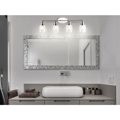 Beverly Four-Light LED Bathroom Vanity Fixture - Chrome