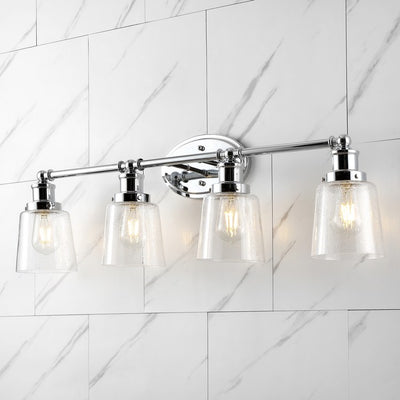 Beverly Four-Light LED Bathroom Vanity Fixture - Chrome
