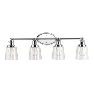 Beverly Four-Light LED Bathroom Vanity Fixture - Chrome