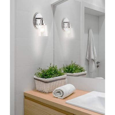 Beverly Single-Light LED Bathroom Wall Sconce - Chrome