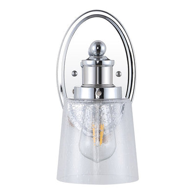 Beverly Single-Light LED Bathroom Wall Sconce - Chrome