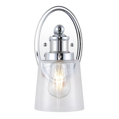 Beverly Single-Light LED Bathroom Wall Sconce - Chrome