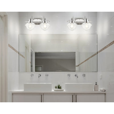 Orleans Two-Light LED Bathroom Vanity Fixture - Chrome