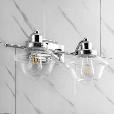 Orleans Two-Light LED Bathroom Vanity Fixture - Chrome