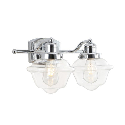 Orleans Two-Light LED Bathroom Vanity Fixture - Chrome