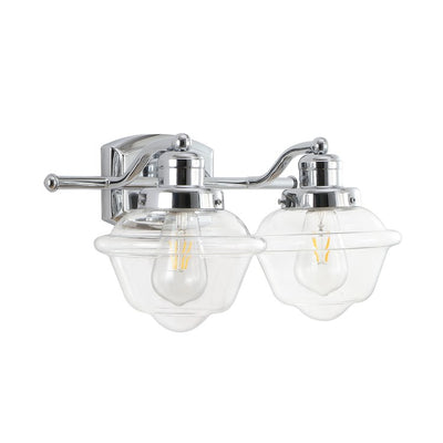 Orleans Two-Light LED Bathroom Vanity Fixture - Chrome