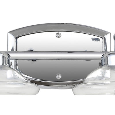 Orleans Two-Light LED Bathroom Vanity Fixture - Chrome
