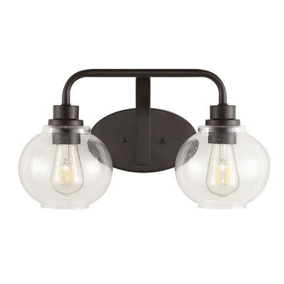 Sandrine Two-Light LED Bathroom Vanity Fixture - Oil Rubbed Bronze
