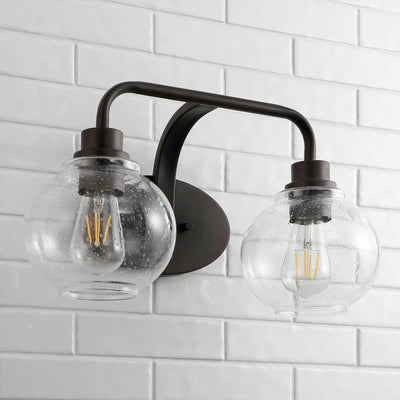 Sandrine Two-Light LED Bathroom Vanity Fixture - Oil Rubbed Bronze