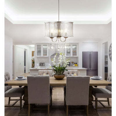 Avah Three-Light Pendant - Chrome
