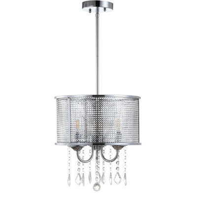 Avah Three-Light Pendant - Chrome