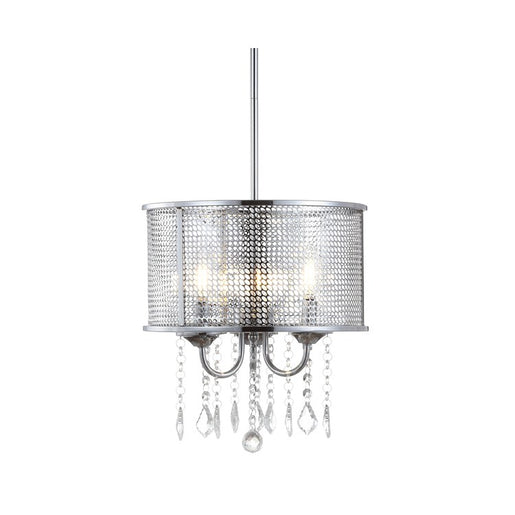 Avah Three-Light Pendant - Chrome