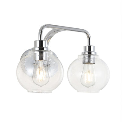 Sandrine Two-Light LED Bathroom Vanity Fixture - Chrome