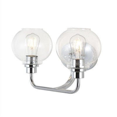 Sandrine Two-Light LED Bathroom Vanity Fixture - Chrome
