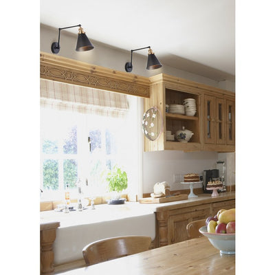 Rover Single-Light LED Adjustable Arm Wall Sconce - Black