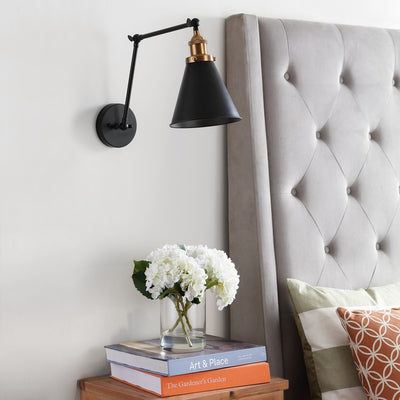 Rover Single-Light LED Adjustable Arm Wall Sconce - Black