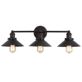 July Three-Light Bathroom Vanity Fixture - Oil Rubbed Bronze