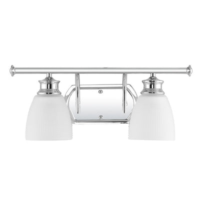 Beverly Two-Light LED Bathroom Vanity Fixture - Chrome