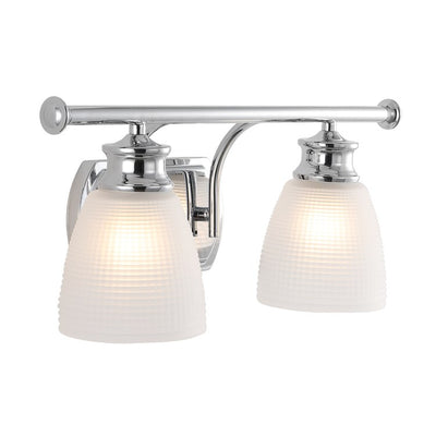 Beverly Two-Light LED Bathroom Vanity Fixture - Chrome