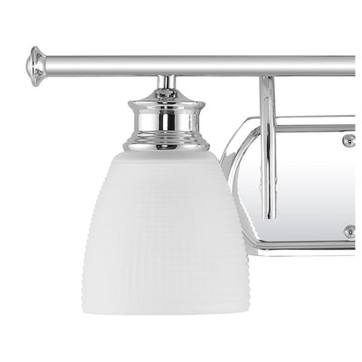 Beverly Two-Light LED Bathroom Vanity Fixture - Chrome