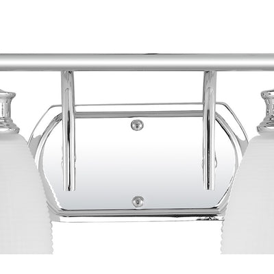 Beverly Two-Light LED Bathroom Vanity Fixture - Chrome