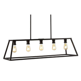 Floyd Five-Light LED Linear Pendant - Oil Rubbed Bronze