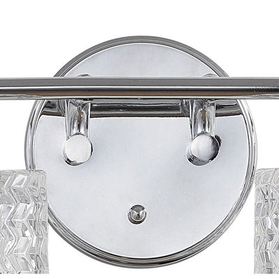 Spaulding Three-Light LED Bathroom Vanity Fixture - Chrome