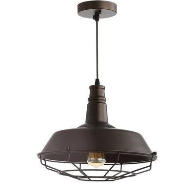 Farmhouse Single-Light LED Pendant - Oil Rubbed Bronze
