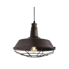Farmhouse Single-Light LED Pendant - Oil Rubbed Bronze