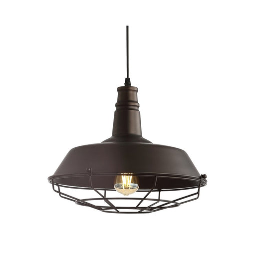 Farmhouse Single-Light LED Pendant - Oil Rubbed Bronze
