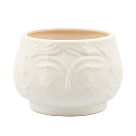 7" Grandma Planter - White