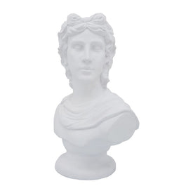 20" Polyresin David Bust - White