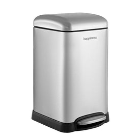 Betty Retro Mini 3.2-Gallon Step-Open Trash Can - Chrome