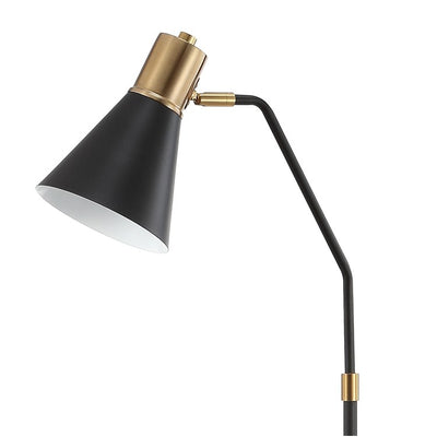 Apollo Floor Lamp - Black and Brass Gold