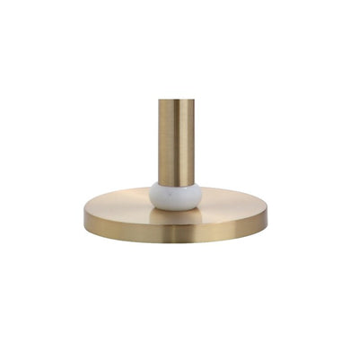 Gregory Floor Lamp - Brass Gold and White